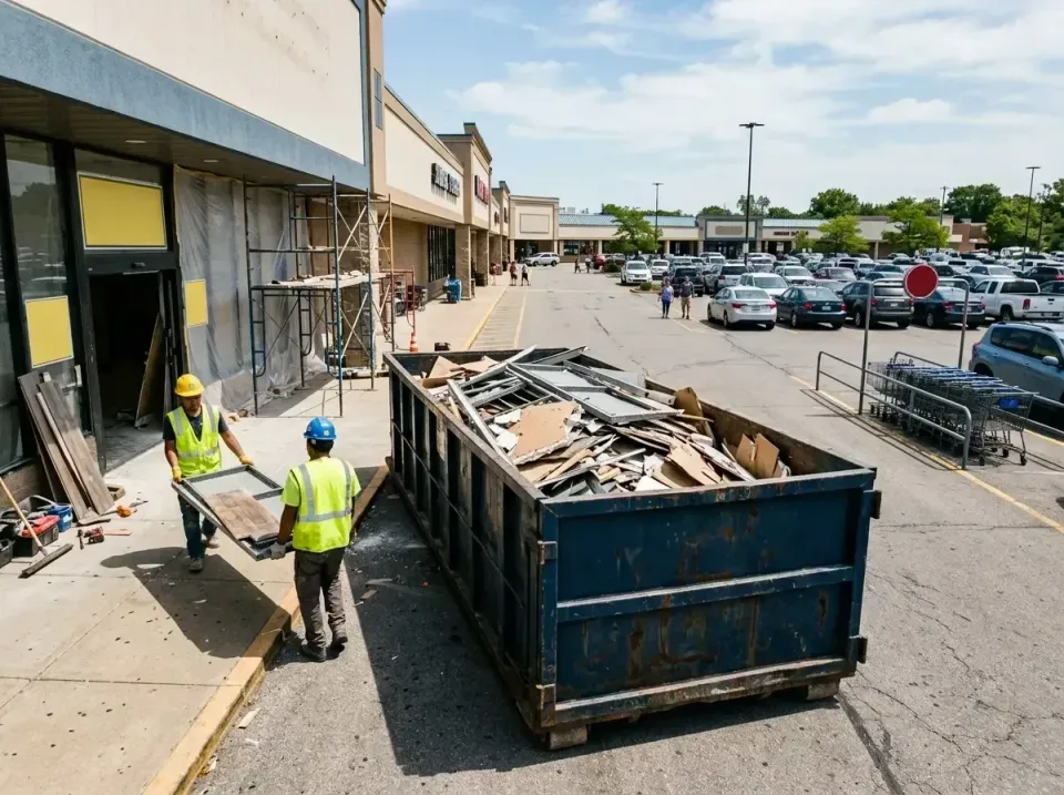 retail-store-renovation-debris-003 — frequently asked questions, Roll-off Dumpster Rentals in Glen Carbon, IL